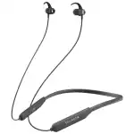 CELLECOR BS-2 Wireless Waterproof Bluetooth Earphone Neckband with Big 25 Hours Playtime (Grey)