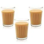 HINTOSS Tea Glasses Set of 2 | Cutting Chai Glasses Transparent, Tapri Chai Glass Set | Tea Glass Set (125 ml, Pack of 2)