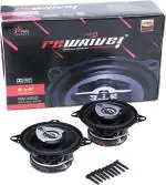 Rewaive high performance 3 way 4 inch coaxial car speakers with inbuilt PEI car tweeter and HOP woffer 500W pair