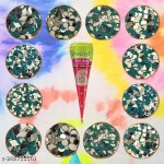 SADHUSADHYA 12 Shape Mirror kit for Jewellery Making,Other Craft Work (Total-1200 Pieces, 100 Piece of Each Shape) Free glue cone =74