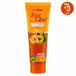 VI-JOHN FAST GLOW Apricot & Papaya Active Whitening Facewash 100 ML (PACK OF 3) 300ML