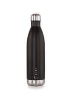 Kaliber - IRIS 750 ThermoSteel Bottle | 3 Insulation, SUS 304 Inside | 750ml | 24 Hr Cold Hot | Rust & Leak Proof | Best for Home, Office, Travel Vacuum Insulated Flask Bottles (IRIS 750 ml, Black)