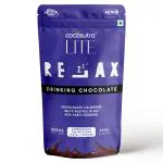 Cocosutra RELAX Sugar-Free Drinking Chocolate with Melatonin & Ashwagandha | Sleep Aid | Non-Habit Forming | Keto Friendly | Ages 14+ | 200g | 10 Servings