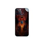 GADGETSWRAP Printed Vinyl Skin Sticker for Apple iPhone 12 Pro - Deathwing World