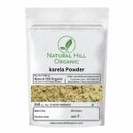 Natural Hill Organic Karela Powder- 200 G Pack Of 2 Each 100G | | For Diabetes Care | No Added Artificial Colours,Flavour, & Preservatives