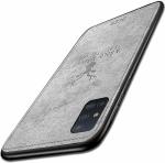 Mcase Cloth, Silicon Grey Back Cover For Samsung Galaxy S11