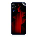 GADGETSWRAP Printed Vinyl Skin Sticker for Tecno Pova 4 Pro - Red Crack