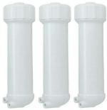 Pireti-Aqua Polyvinyl Chloride Ro Water Purifier Solid Filter Cartridge Membrane Housing (Pack Of 3)