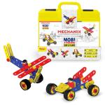Mechanix Plastic Mobitech, Car & Plane Set, 14 Models, Stem Education, Building And Construction Toy, For Boys And Girls Age 7+
