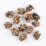 The NutJob Dark Chocolate Coated Dates Stuffed with Almonds - 12 Pieces - Gift Box