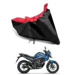 AASHTIK MART New Honda CB Hornet 160R Universal Motorcycle Bike/Scooty Two Wheeler Safety Full Body Cover Honda CB Hornet 160R Red Black Colour KK-272
