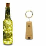 Bottle Light with Cork 20 LED Bottle Lights Copper Wire String Battery Operated String Light Ideal Decoration for Birthday New Year Diwali Anniversary Warn White Pack of 1