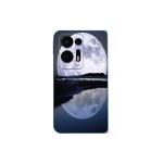 GADGETSWRAP Printed Vinyl Skin Sticker for Oppo Find N2 Flip (5G) - full moon reflection