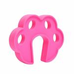 Safe-o-kid Fit All Sleek Design Strong Silicone Door Stopper- Pink Pack of 4