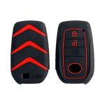 Cloudsale Black Car Key Cover For Toyota Fortuner 3B Smart Key