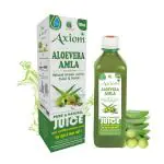 Axiom Aloevera Amla Juice 500 ml (Pack of 2)