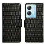 A D Enterprises Net Black Flip Cover for Infinix Hot 30 5G | Magnetic Case | Shock Absorbent | Flip Cover Infinix Hot 30 5G