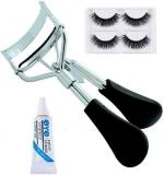 Lenon Beauty 2 Pair False Eyelash, 1 Eyelash Curler, 1 Eye Glue (4 Items in the set)