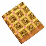 Tharunsha Elite Pure Cotton Blanket Single Size AC Blanket/100% Cotton Bedsheet Yellow Set 1