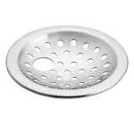 ENNIUS 3 Inch Round Stainless Steel Bathroom Jali/Trap Floor Drain with Hole with Chrome Finish Water Drain Grating pack of 1