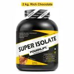 PowerLift Super Isolate Sugar free, 26g protein & Digestive Enzyme Whey Protein (2 kg, Chocolate)