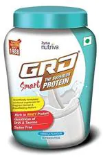 GRD Smart Vanilla Flavoured Superior Whey protein powder with DHA & Taurine, 200g
