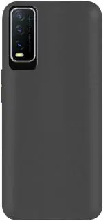 BINTAGE Back Cover for Vivo V2029 / Vivo Y20 (Black, Flexible, Pack of: 1)