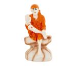 SoilMade Sai Baba Marble Idol Size Approx 8 CM