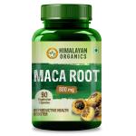 Himalayan Organics Maca Root Extract 800 mg Health Supplement 90 Capsules