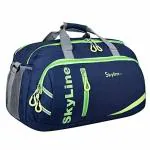 Skyline Navy Blue Polyester Trolley Bag or Suitcase Bag with 2 Wheel -20 inches-Navy Blue (S-756-NB)