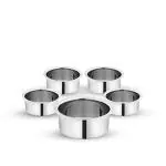 Pigeon Silver Stainless Steel Tri Ply Tope Set (Pack of 5)