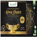 Nutrihive Filled with Health Natural Original Ajwa Dates Premium Azwa Khajur Rich in Dietary Fibre Dry Fruits Dates (1 kg)