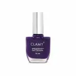 Clamy Purple Night 22 Long Lasting Liquid Steadfast Glossy Nail Polish - 14 ml