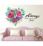 WOLPEP Multicolor Vinyl Possitive Quotes Wall Sticker