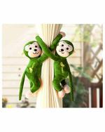Tickles Polyester Monkey Curtain Tie Backs Holder Clip 28 cm (Pack of 2)