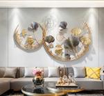 DSH CRAFTING YOUR CURIOSITY Metal Wall Art Round Shaped Wall Decor For Home Hotel Decoration