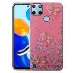 RJR Realme C21Y, Realme C25Y Back Case Cover for Girls | Sparkle Glitter | Stylish | Partywear | for Ladies Women Back Case Cover for Realme C21Y, Realme C25Y-Pink