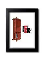 Blue Nexus Movies The Big Bang Theory Wall Poster with Wall Frame Room Art Painting Collection A4 size 10x13