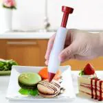 HRUNIQUE 1Pc Silicone Pen Food Writing Pen Cake Decorating Pen Chocolate Cream Jam
