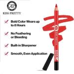 Kiss Pretty Kiss Matte Lip Liner (Orange Red)