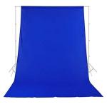 coku Photography Backdrop Background Cloth for Photo Shoot Portrait Video Shooting - (Blue) (8x12 ft)