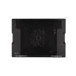 Punta Ergonomic Laptop cooling pad with stand height adjustment feature, Black, (1 Year warranty)