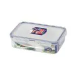 Lock & Lock Classics Transparent Rectangular Plastic Food Storage Container 550 ml