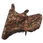 HYAKTAIRS-Kawasaki Ninja ZX 10R BS6- Water Resistant | Dustproof | UV Protection Motorcycle / Bike Body Cover With Mirror Pockets & Lock Belt (Red Multicolour)