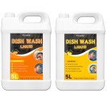 FIVANTA DISH WASH LIQUID ORGANIC FORMULAS ORANGE 5L & LEMON 5L