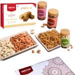 Indiyum Gift Hamper | Premium Gift Box | Milk Cake | Dry Fruits | Sweets gift box