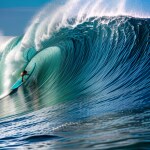 Love Creation A4 Size poster print for creative wall art- blue-crush-boardshorts-6227(Non Sticker)