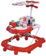 Pandaoriginals Musical Activity Walker With Parent Rod (Red)