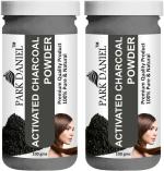 Park Daniel Premium Activated Charcoal Powder- For Glowing Skin And Pimples, 100 G Each (Pack Of 2) |Hair Care|Dandruff Control hair Powder|Healthy Strong Hair Mask