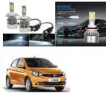Feelitson White Car C6 H4 Compact Design 36W/3800Lm Led Headlight For Tata Tiago (Pack Of 2)
